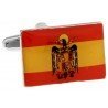 Gemelos con bandera de España 