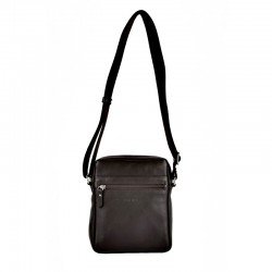 Bolso bandolera para hombre serie box marron 237