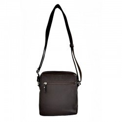 Bolso bandolera para hombre serie box marron 237