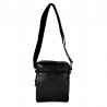 Bolso bandolera para hombre serie box negro 236