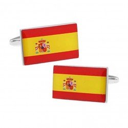 Gemelos con bandera de España