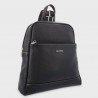 Bolso piel mochila serie flouter negro