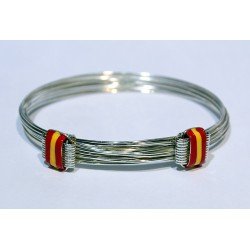 Pulsera Nudos Plata 10 hilos