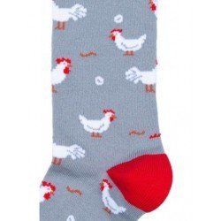 Calcetines divertidos gallinas