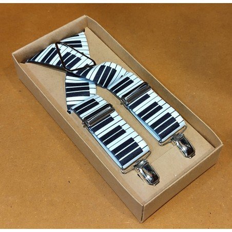 Tirantes con teclado de piano