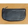 Monedero llavero rectangular de piel