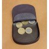 Monedero de tacón de piel