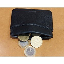 Monedero de fleje de piel
